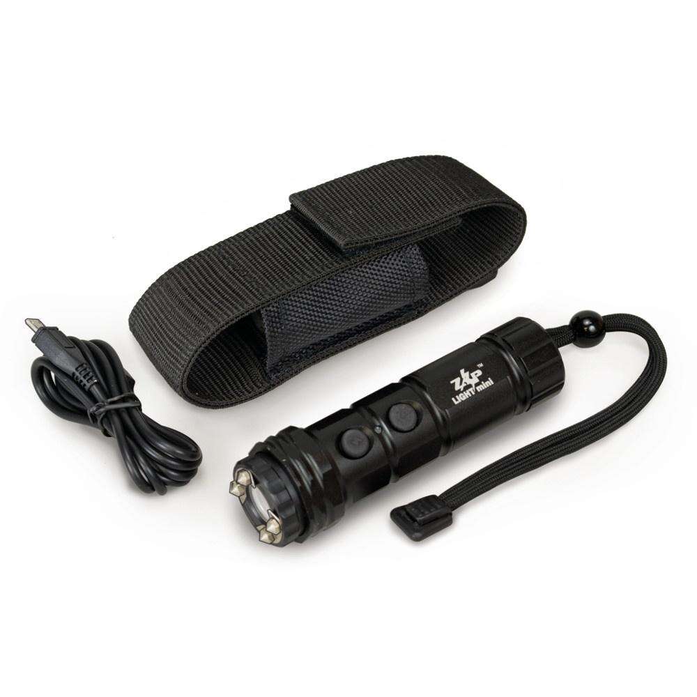 Safes Security Personal Security Products Ready Series 800000 VOLT ZAP  MINI STUN GUN W/ FLASHLIGHT & RECHARGEABLE BATTERY